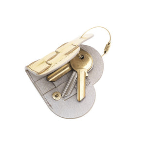 Elskling Key Pouch, Metallic Gold Leather