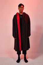 Load image into Gallery viewer, Bi-color oversize Trench coat - 2 in 1
