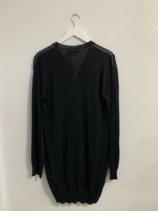 Quest Dress / Long Cardigan - Black