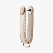 Load image into Gallery viewer, Leather Key Organiser - Blush with Blush Stitching

