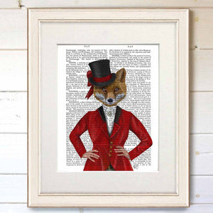 Foxy Lady Hunter 1, Portrait Book Print / Art Print