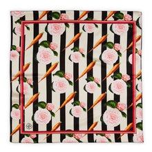 Load image into Gallery viewer, CARROTS AND ROSES SILK SCARF

