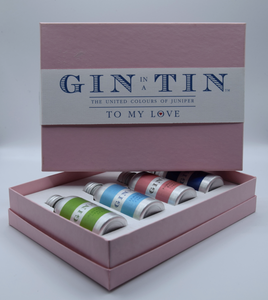 THE LOVE GIN TIN, GIFT BOX SET ( Postage Included)