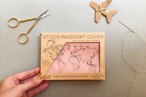 Stitch Passport Cover - Pink