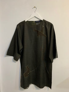 Yoshi Kondo Origami Dress - Army Green