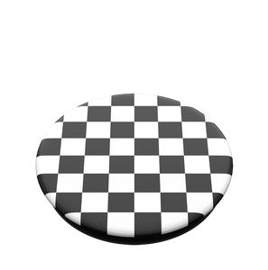 Checker Black Pop Socket