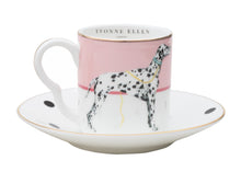 Load image into Gallery viewer, DOG AND ZEBRA ESPRESSO CUP &amp; SAUCERS, SET OF 2
