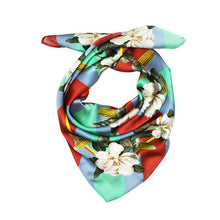 Load image into Gallery viewer, MAGNOLIA &amp; CORN RED SILK SCARF
