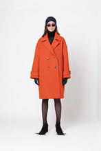 Load image into Gallery viewer, Wool Coat - Orange
