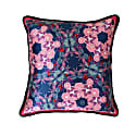 Load image into Gallery viewer, Cherry Punch Silk &amp; Velvet Cushion
