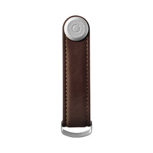 Load image into Gallery viewer, Leather Key Organiser - Espresso with Brown Stitch
