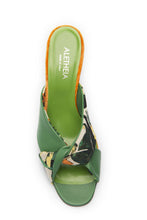 Load image into Gallery viewer, Criss-Cross Sandals- Jungle motif
