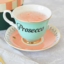 Load image into Gallery viewer, PASTEL PROSECCO TEA CUP AND SAUCER
