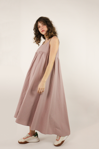 Dusty Pink One Layer Dress