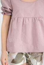Load image into Gallery viewer, Dusty Pink Short Sleeve Top

