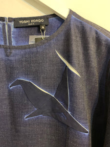 Yoshi Kondo Dress - Navy Blue