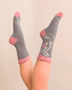 A-Z Ankle Socks - P