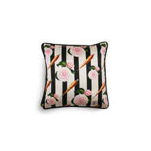 Load image into Gallery viewer, CARROTS SILK AND VELVET CUSHION - AS SEEN IN ELLE DECORATION NL
