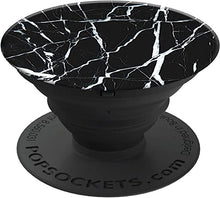Load image into Gallery viewer, Black Marble Pop Socket

