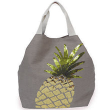 Load image into Gallery viewer, Boho Pineapple Bag - Stone

