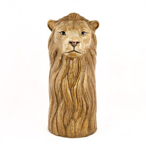 Ceramic lion Vase