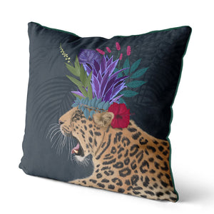 Hot House Leopard 2, Cushion / Throw Pillow