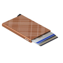 Load image into Gallery viewer, SECRID CARD PROTECTOR - LASER TARTAN RUST
