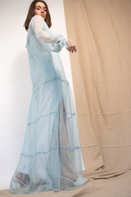 Load image into Gallery viewer, Light Blue Maxi Net dress

