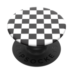 Load image into Gallery viewer, Checker Black Pop Socket
