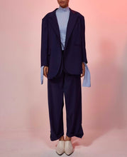 Load image into Gallery viewer, Oversized Blazer = Double Layer detailed  blazer
